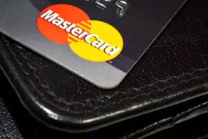 Credit card used for secure online payment when booking direct